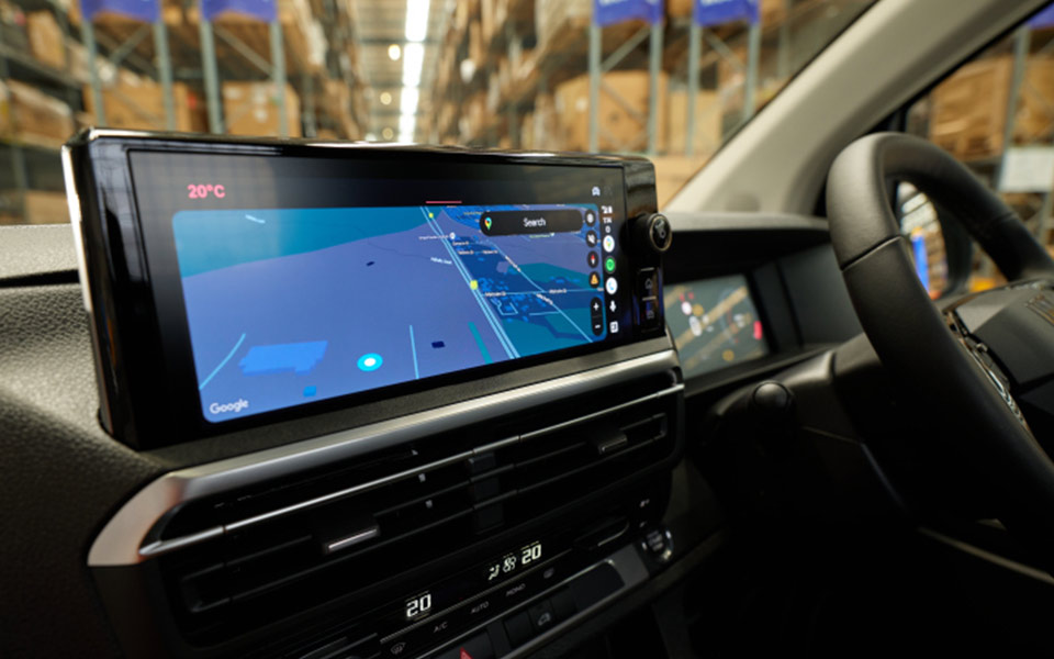 Fiat Ducato 10" infotainment screen